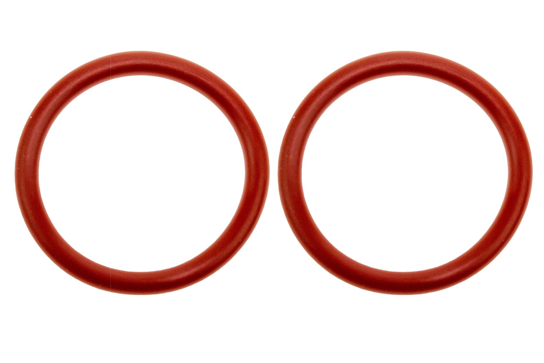 Piebert Silicone O-Rings, Rubber Seal Rings, 2 pcs, 32 x 4 mm (inner diameter x thickness), Red