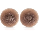 Vollence Reusable Silicone Nipples - Adhesive Attachable Nipples For Breast Forms