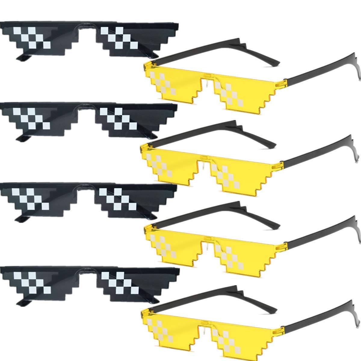 Scarica Gratis Images Amazon Com Wehous 8pc Pixel Uv Protect Thug Life Mosaic Gamer dernière par