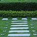 Solar Powered Ground Lights,LED Solar Path Lights Outdoor Waterproof Garden Landscape Spike Lighting for Yard Driveway Lawn Pathway Walkway Disk Lights- White/Warm White (White)