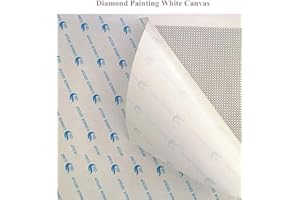 OneHippo 10Pcs/Lot 30x40CM Diamond Painting Canvas Embroidery Canvas with Glue Canvas Round/Square Blank Grid Canvas Empty for Your Private Customized