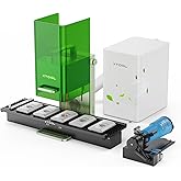 xTool F1 2-in-1 Dual Laser Engraver with Slide Extension, Rotary Extension and Smoke Purifier, Lightning Speed Desktop Fiber 