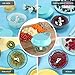 Manual Garlic Chopper Onion Grinder, Ourokhome Portable Speed Cutter Mini Pull String Food Processor Mincer for Vegetables, Fruits, Tomato, Ginger, Nuts, Herbs, etc., 2 cup, (Blue)