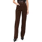 Good American Women's Better Than Suede Good True Straight Pants