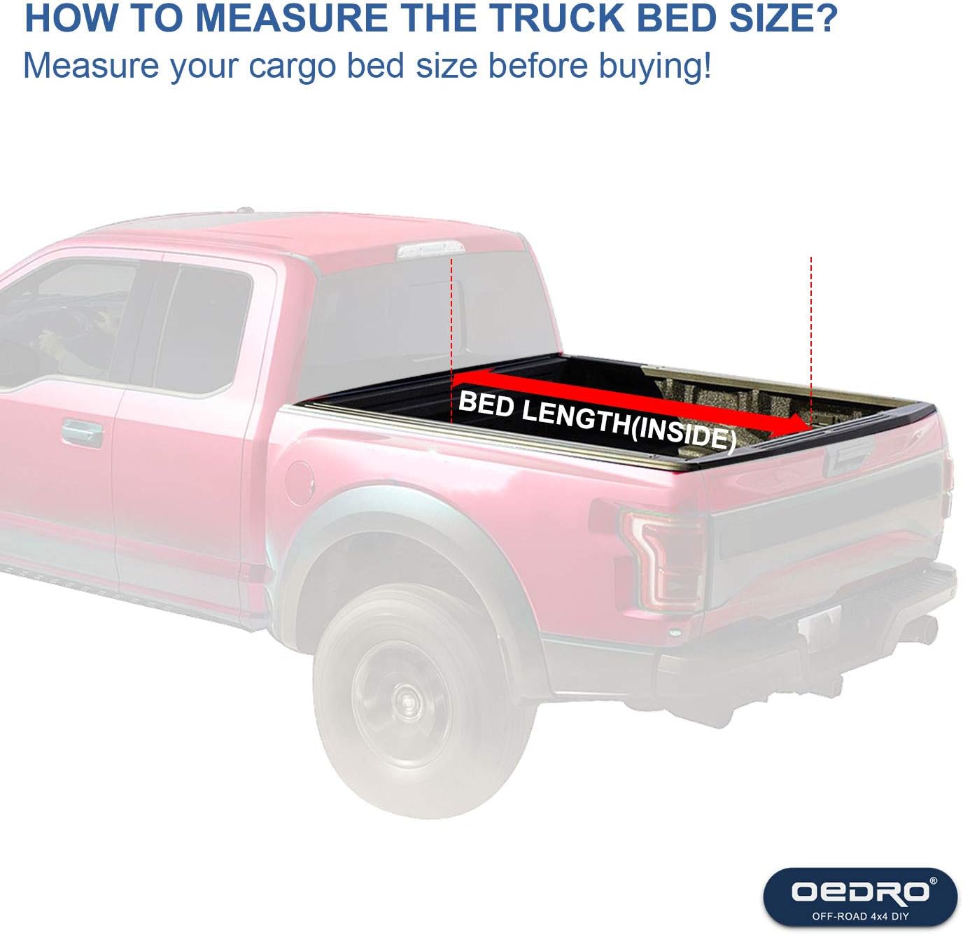Oedro Upgraded Soft Tri Fold Truck Bed Tonneau Cover On Top Compatible For 2014 2020 Toyota Tundra With 5 5ft Bed Fleetside Incl Utility Track Bracket Kit Tonneau Covers