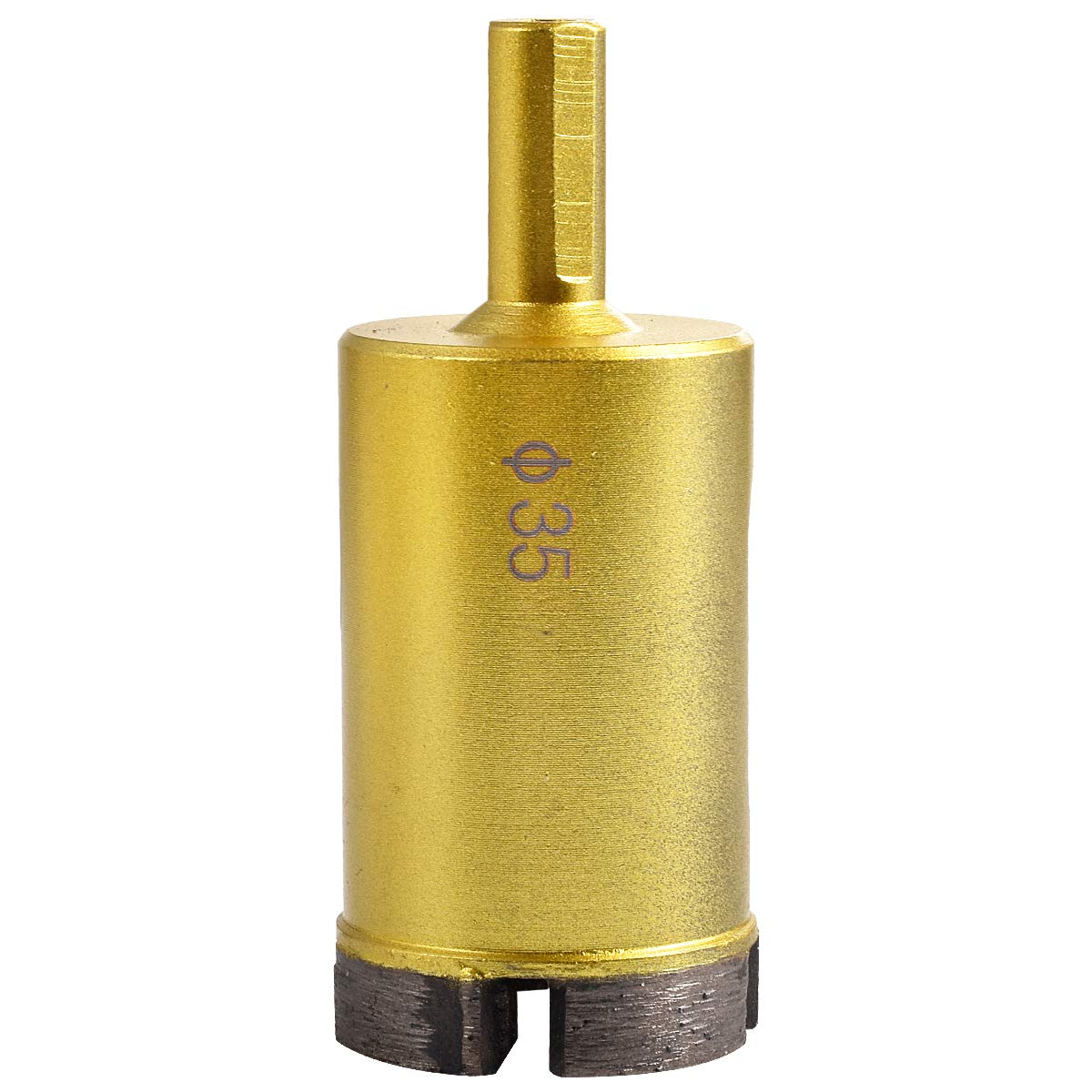 KATUR 35mm Dia Diamond Hole Saw Diamond Core Drill Bit, Masonry Hole Saw Porcelain Tile Hole Cutter for Marble, Glass, Slate, Ceramic, Granite, Quartz Gemstone