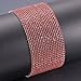 BENECREAT 10 Yard Crystal Rhinestone Close Chain Clear Trimming Claw Chain Sewing Craft about 2880pcs Rhinestones, 2mm - Red (Silver Bottom)