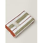 WENSHUO Melted Lollipop-Striped Pure Cotton Hand Towel,100% Combed Cotton,Luxury Towel,Super Absorbent(Pack of 1) (29.53" L × 13.39" W)