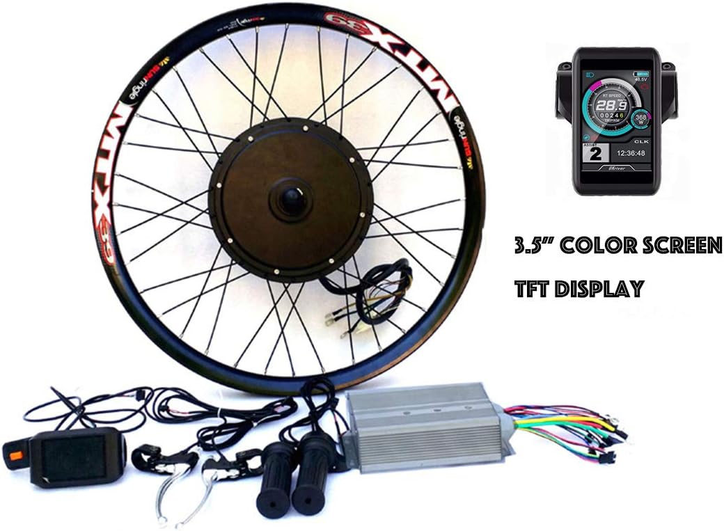 theebikemotor 3.2" TFT Display+3000W Hi Speed Electric MTB Bicycle E Bike Hub Motor Conversion kit