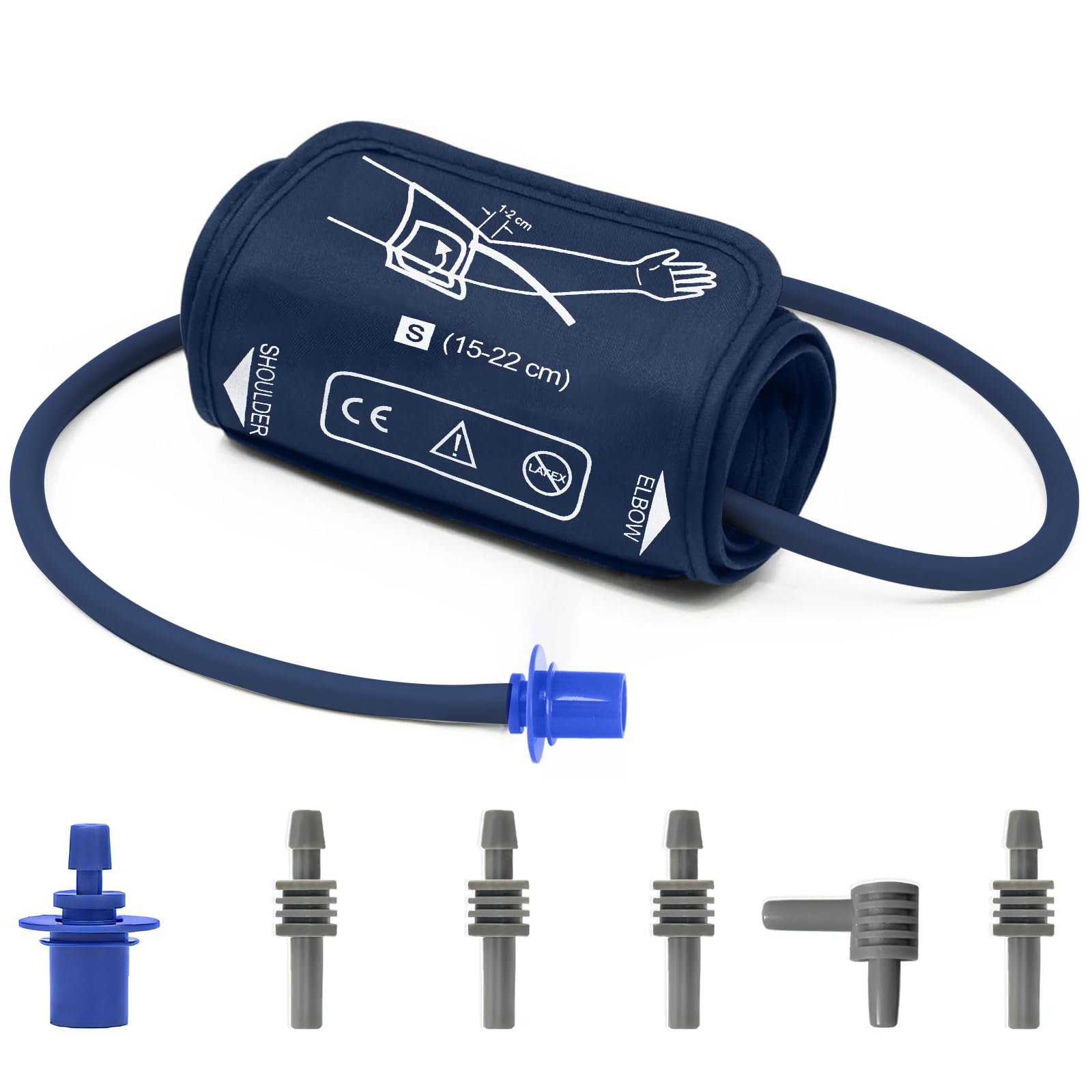 Photo 1 of Small Blood Pressure Cuff for Pediatric/Kids, Child Blood Pressure Cuff(15-22cm) with 6 Different Blood Pressure Connectors are Compatible with Almost All Bp Monitors