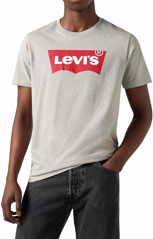 Graphic Set-in Neck, T-Shirt Uomo, Grigio (Midton), M