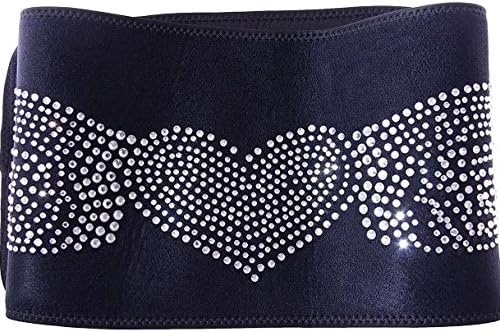 Bling - Waist Trimmer & Ab Toner: Ab Belt - Sauna Waist Slimmer Belt for Men, Women - Ab Workout Belt for Easy, Effortless Waist Slimming - Lose Inches