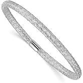 Auriga Fine Jewelry 14K Gold Stretch Mesh Chain Bracelet 7"