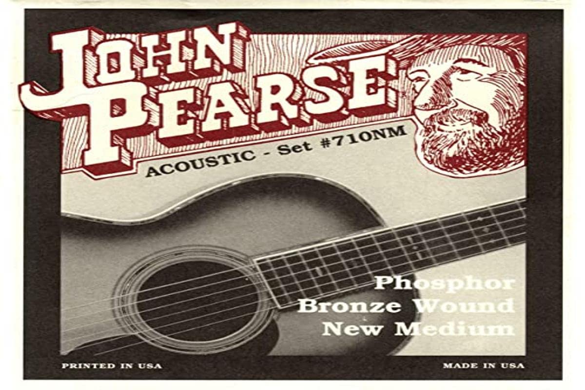 John Pearse Strings 710NM For Acoustic Guitar - Phosphor Bronze Wound - New Medium 13-55