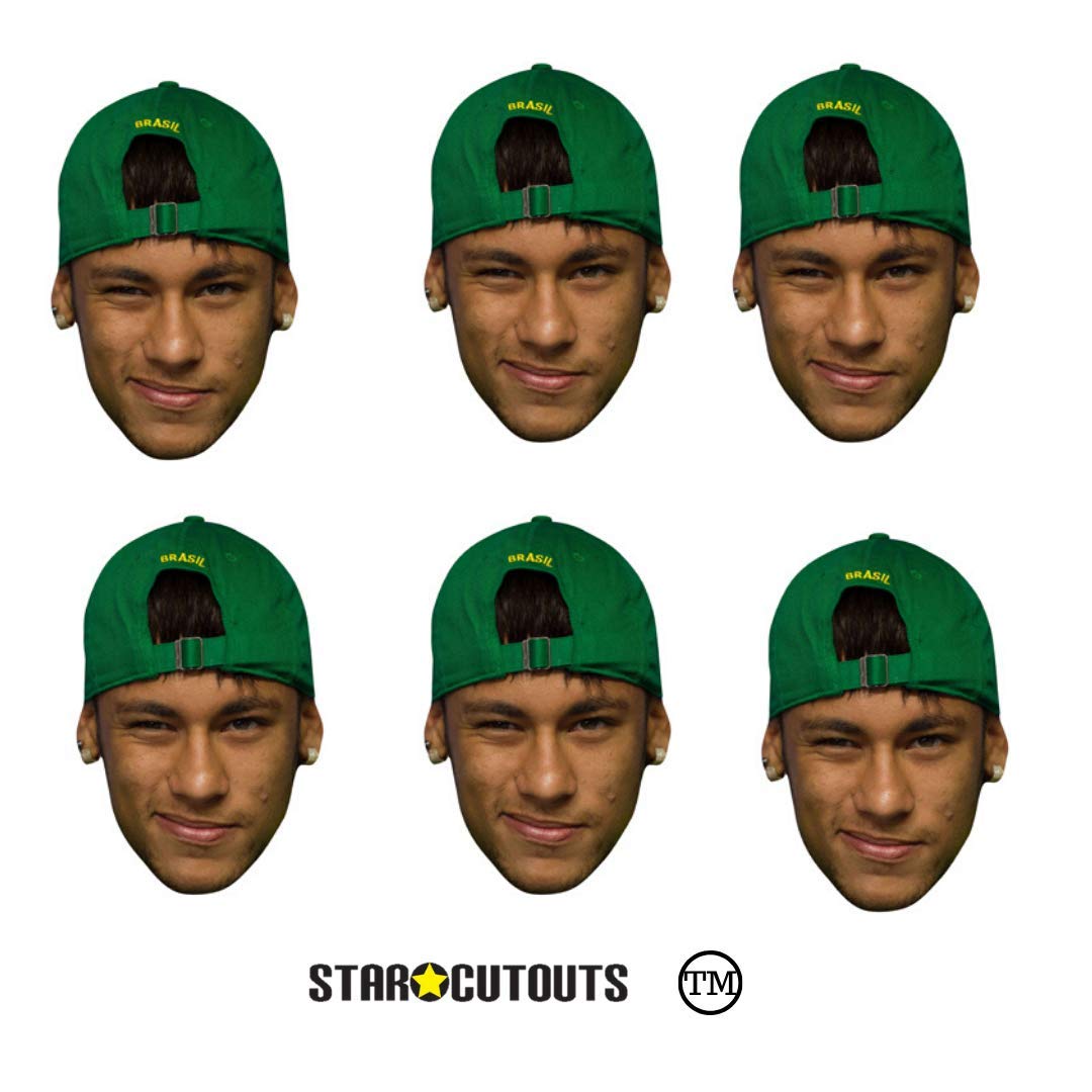 Star Cutouts SMP365 Neymar Mask, One Size