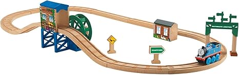 fisher price wooden train set