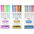Zebra Mildliner Double-Sided Highlighter 15 Color Set, Fine / Bold, Mild & Fluorescent Color, Deep & Warm Color, Cool & Refined Color,