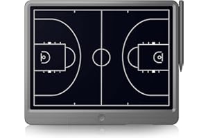 TUGAU Electronic Coach Board Premium Tactical Marker Board with Large LCD Screen and Stylus Pen,Digital Basketball, Baseball, Soccer, Tennis,Football, Training Equipment for Coach and Game Plan