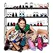 Shoe Rack with 5 Shelves-Five Tiers for 30 Pairs-For Bedroom, Entryway, Hallway, and Closet- Space Saving Storage and Organization by Home-Complete