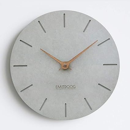 PANCY Wanduhr ohne Tickgeräusche die Uhr ohne Sekundenzeiger Absolute Ruhe lautlos 12'(29cm×29cm), Ideale Wohnaccessiores (Gr