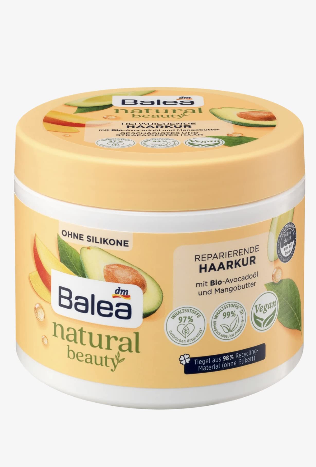 Balea Natural Beauty Hair Mask Repairing - 300 ml