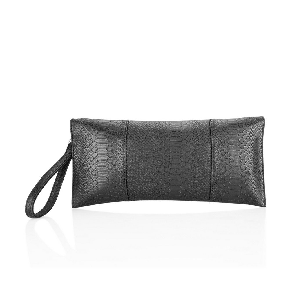 caprese women's clutch (black)