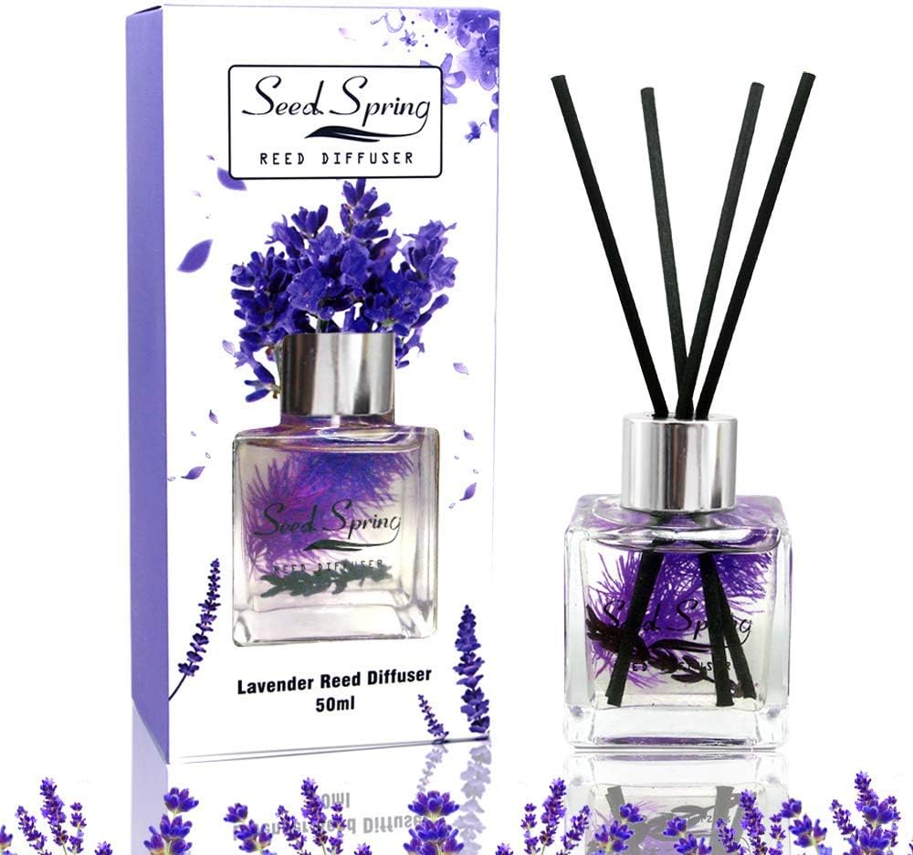 Seed Spring リードディフューザー アロマディフューザー ラベンダーの香り 50ml