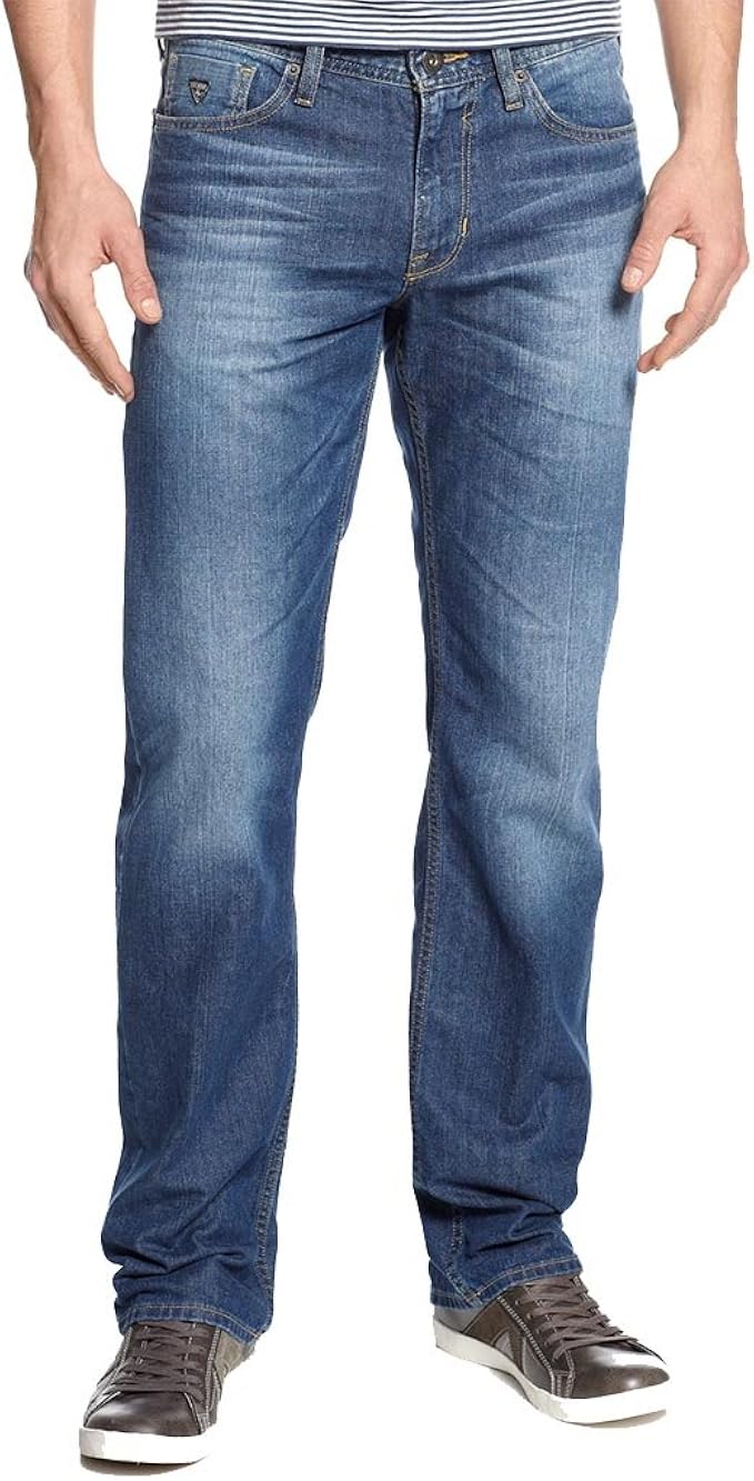 guess desmond relaxed straight jeans