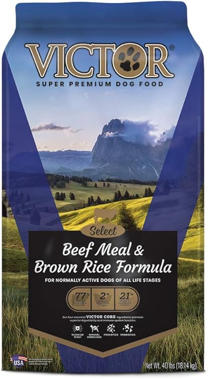 victor select dog food reviews