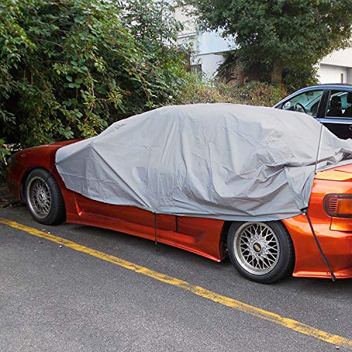 SunnyRoyal 30' x 40' Tarp 10-mil Heavy Duty Thick Material UV Resistant Multi-Purpose Waterproof Reinforced Rip-Stop with Grommets for Tarpaulin Canopy Tent Boat RV or Pool Cover, Silver