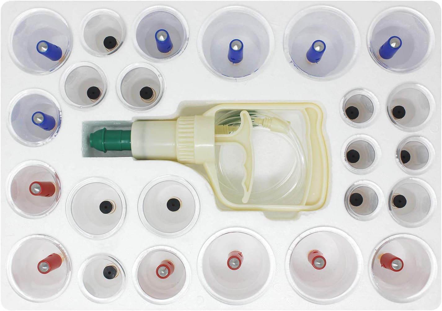 EverOne Biomagnetic Chinese Cupping Therapy Cup, Set of 24: Health & Personal Care