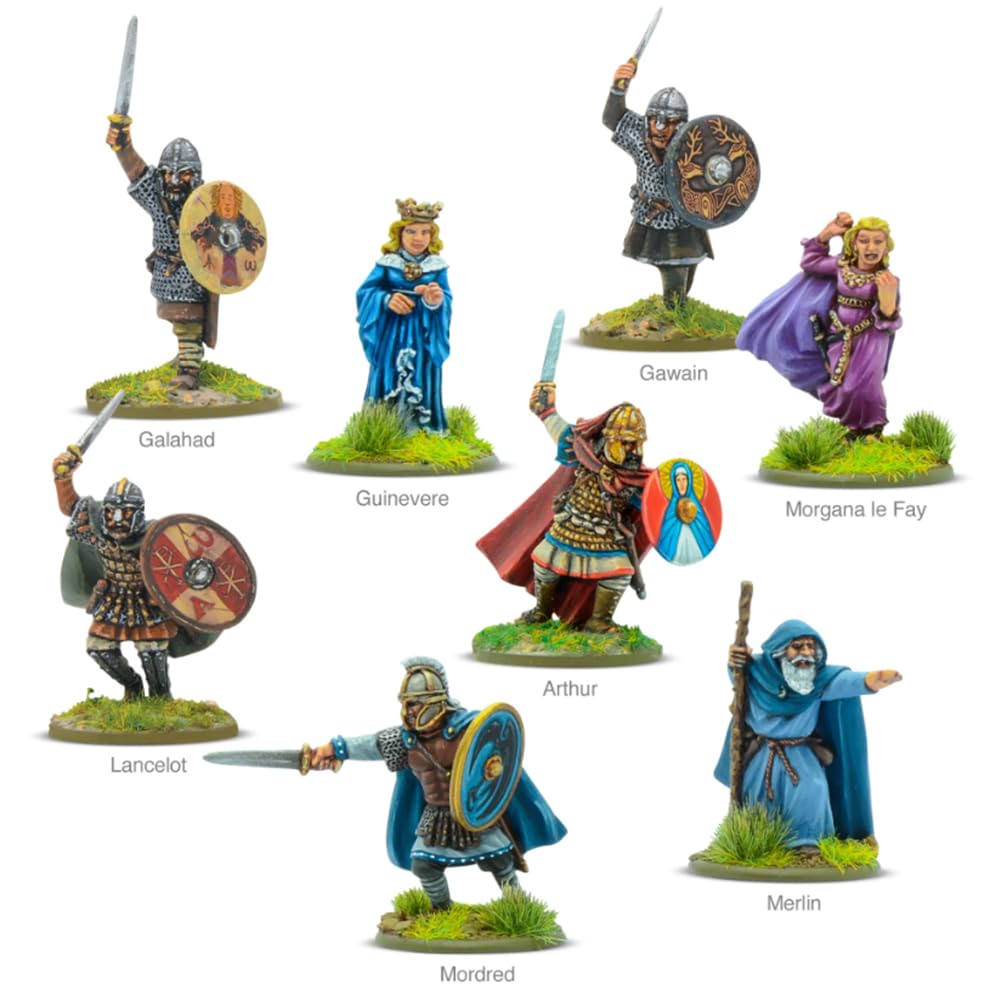 Warlord Games Heroes of Camelot - 28mm Scale Miniatures for Hail Caesar Highly Detailed Models for Table-top Wargaming