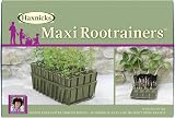 Haxnicks Maxi Rootrainers | Extra Deep 40 Cell Planting Pots | Black view 2