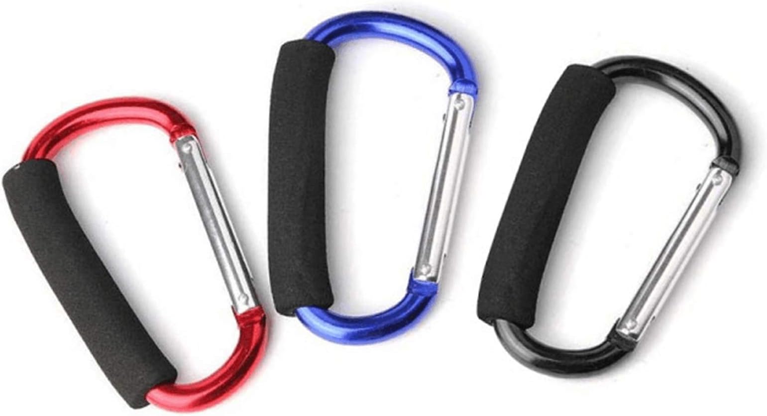 3 Pack Large D-Style Carry Handle with Sponge for Shopping Bags Handbag Tote Stroller Carrying