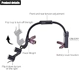 ZEOPLE Dental Surgical Loupes 2.5X Magnifier Headlight 5W LED Working Distance view 2