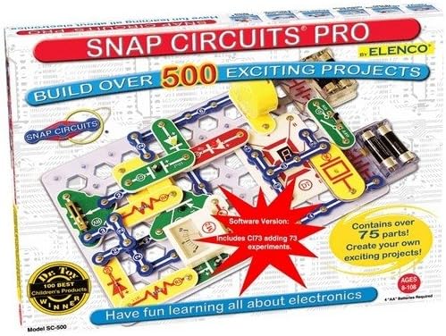 Elenco SC-500S, Snap Circuits Pro Constructor with Computer Interface, Pack of 3 pcs