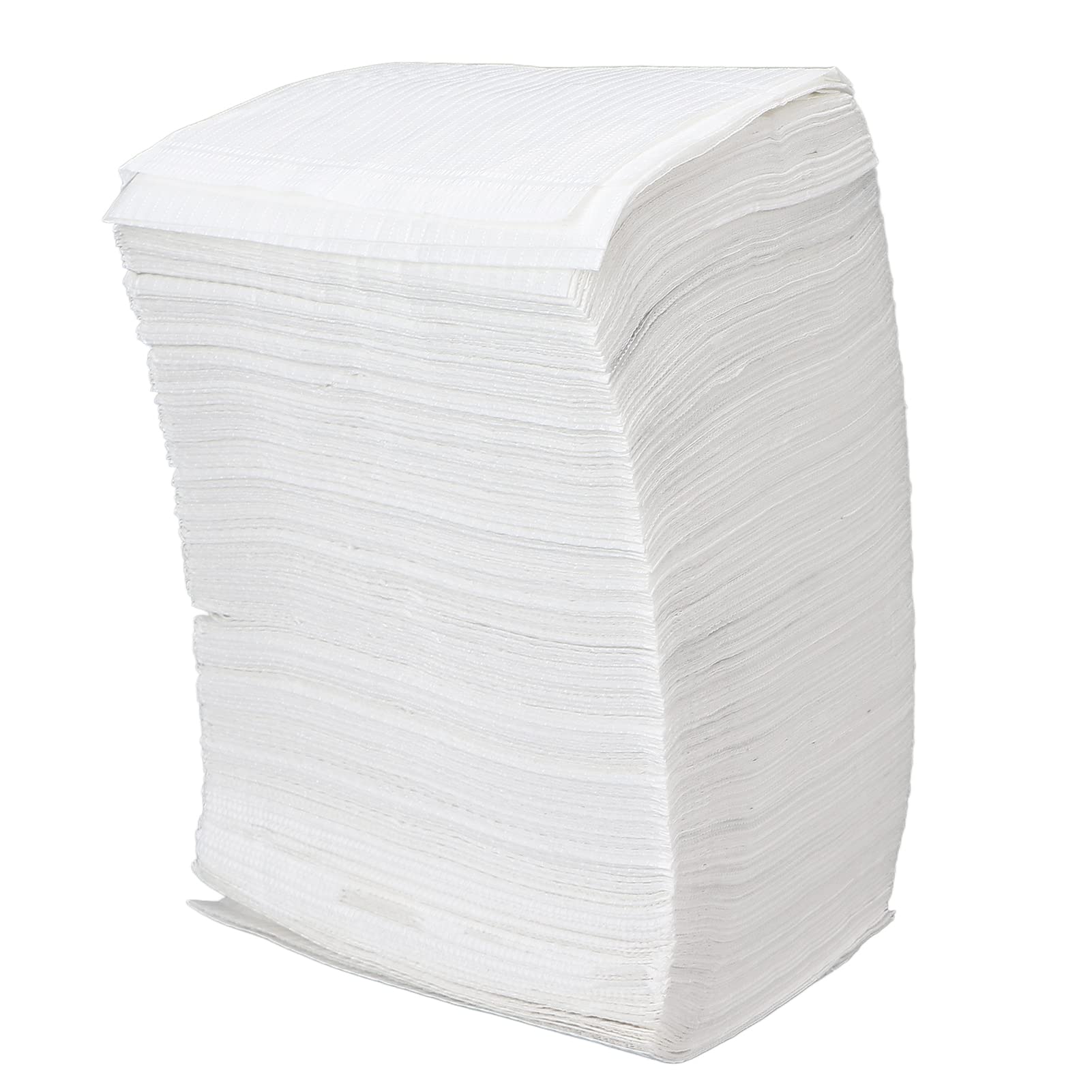 125 Pcs/Package Tattoo Tablecloth Disposable Tattoo Cleaning Wipes Tattoo Table Mat Waterproof 13.6x17.7in(White)