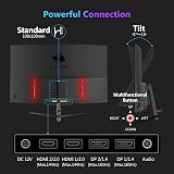 Z Edge UG27Q 27 Inch QHD Curved Gaming Monitor 165Hz 1ms MPRT FreeSync view 7