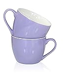MECOWON 30 OZ Porcelain Coffee Mugs, Set of 2 Large
