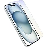 OtterBox iPhone 15 Plus Premium Pro Screen Protector, Filters Blue Light, Precision Fit, Easy Installation (ships in polybag)
