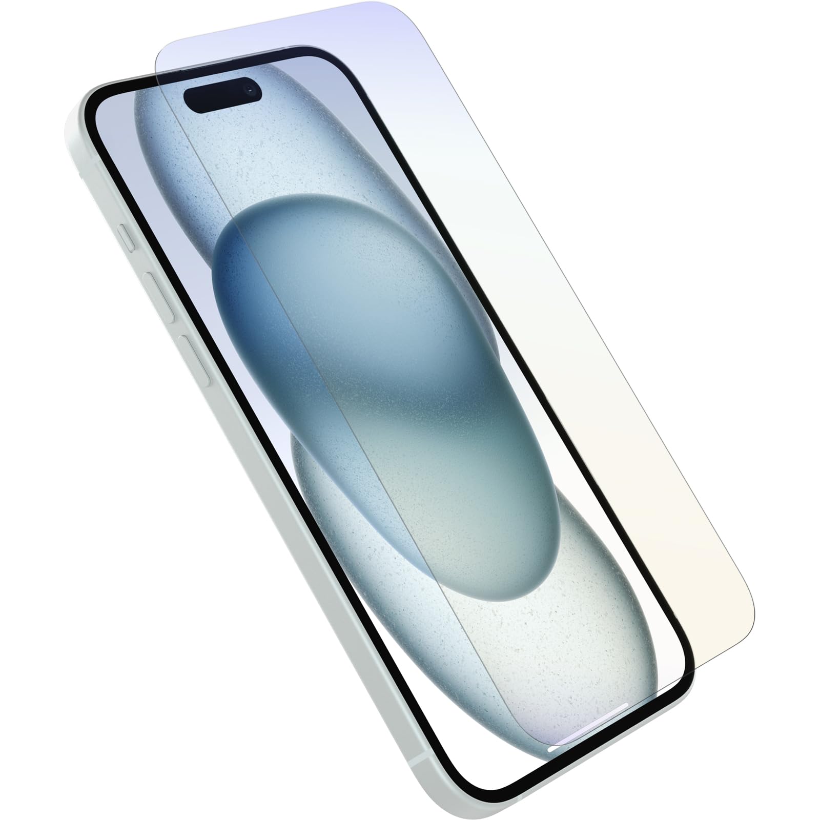 OtterBox Premium Pro Blue Light Glass Screen Protector for iPhone 15 Plus, Tempered Glass, Superior Scratch Protection, Survives Drops up to 6ft, Antimicrobial Protection, No Retail Packaging — image 1