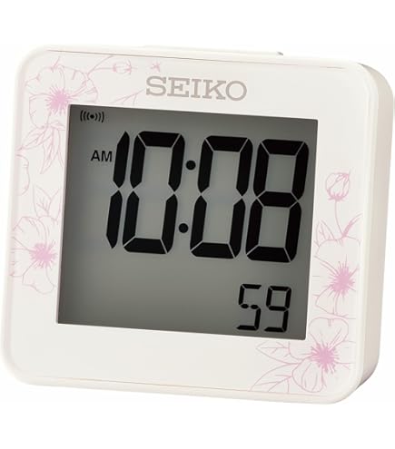 Amazon.com: Seiko Easton Digital Everything Alarm Clock, White