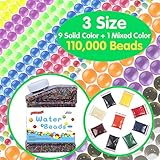 Lelix 110,000 Water Beads Growing Balls, Water Gel Beads for Kids Sensory, Vases, Plant, Wedding and Home Decor