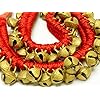 AzKrafts-Vintage-Style-Brass-Sleigh-Bells-Anklet-Belly-Dance-Gypsy-Boho-Door-Wall-Hanging