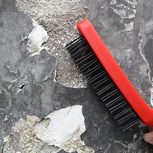 Wire Brush Set for Cleaning, 10" Medium Heavy Duty Carbon Steel and