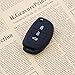 JessicaAlba® 3 Buttons Remote Skin Jacket Silicone Cover Key Case Holder Bag Key Fob Skin Covers Replacement for Hyundai i30 IX25 IX35 IX45 Santa Fe Elantra Accent
