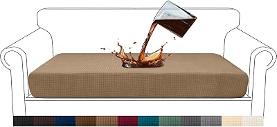 Granbest Premium Water-Repellent Sofa Seat Cover 3 Seater Camel