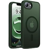 Eastinbox Magnetic Shockproof for iPhone 16e Case 2025[Compatible with MagSafe][Military-Grade Protection] Anti-Yellowing,Anti-Scratch Matte Back Protective Phone Case for iPhone 16 e case 6.1",Green