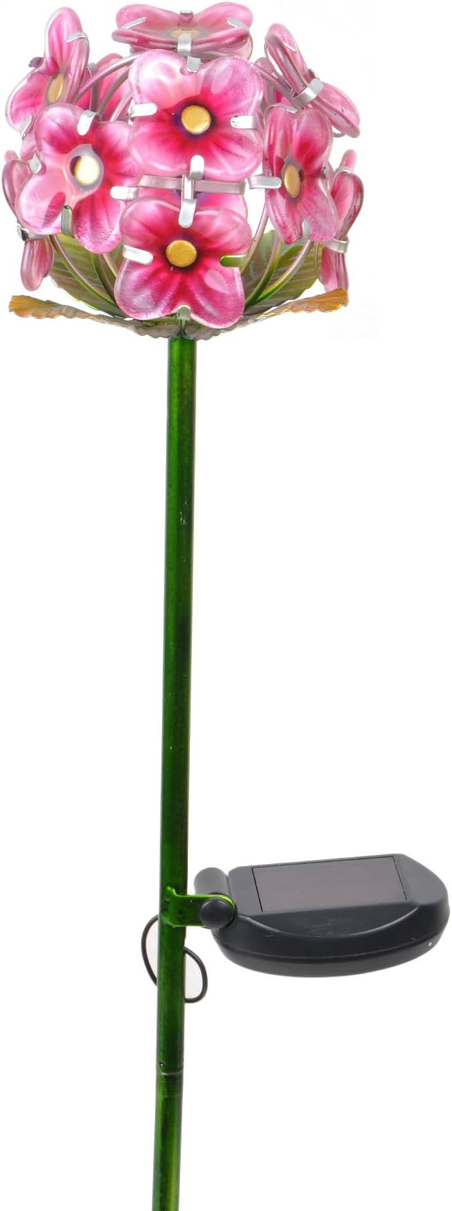 solar flower lights home depot on Peaktop Outdoor Solar Flower Garden Metal Stake Pink Furniture Decor Amazon Com
