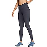 RIYU Crossover High Waisted Leggings Women's Yoga Pants Workout Clothes for Gym Activewear for Petite Sizes
